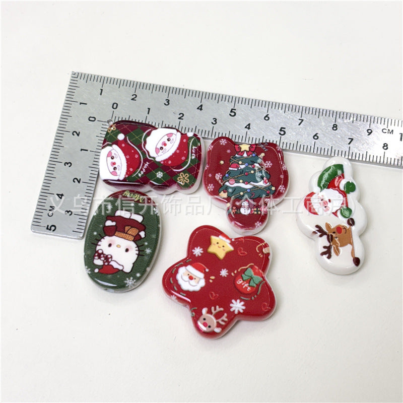 Wholesale 100pcs/pack DIY featuring perforated printed irregular beaded pen accessories OLY Exclusive